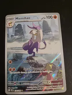 Mienshao Illustration Rare - 134/086 - White Flare - English Pokemon Card NM - Image 1
