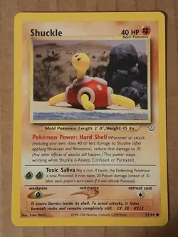 Pokemon Shuckle 51/64 Neo Revelation Near Mint See Pictures - Image 1
