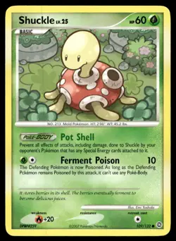 Secret Wonders Shuckle Common 109/132 2007 Pokemon TCG - Image 1