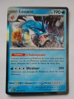 Carte Pokemon LEVIATOR 130/165 Holo Rare 151 neuve en edition francaise - Image 1