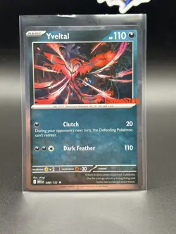 Pokemon TCG Yveltal 88/132 Mega Evolutions Cosmos Holo GAMESTOP Promo - Image 1