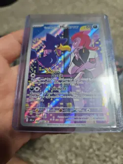 Team Rocket’s Murkrow Pokemon Destined Rivals 200/182 Illustration Rare (IR) NM - Image 2