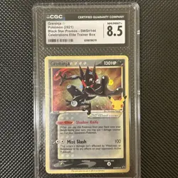 Pokemon TCG Greninja SWSH144 Promo – Celebrations 25th Anniversary (Star Symbol) - Image 1
