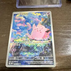 Clefairy 094/088 POR Full Art Holo Psychic Basic 70 HP Pokemon TCG - Image 1