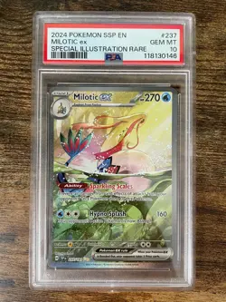 PSA 10 Milotic ex SIR Surging Sparks 237/191 Sv08 SV SSP EN 2024 Pokemon - Image 1