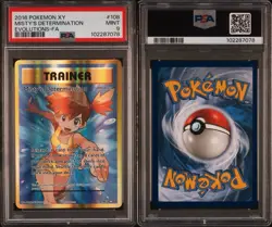 Misty's Determination Trainer FA 108/108 XY Evolutions 2016 Pokemon Card PSA 9 - Image 5