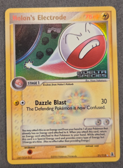 Holon's Electrode EX Delta SpeciesReverse STAMP Rare 21/113 Pokemon TCG - Image 1