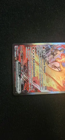 Pokemon TCG Team Rockets Moltres EX SIR 229/182 - Image 3