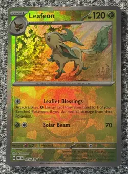 Leafeon (Master Ball Pattern) 005/131 Sv: Prismatic Evolutions Pokemon TCG NM - Image 2