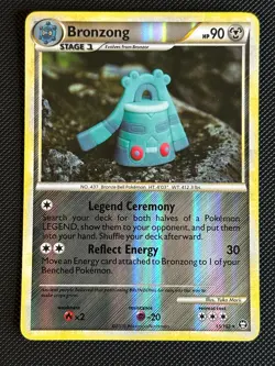 Bronzong 15/102 Rare HGSS Triumphant Pokemon Near Mint - Image 1
