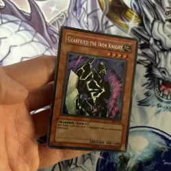 (EF) 2002 Yu-Gi-Oh! Gearfried the Iron Knight BPT-012 Tin Holo Raw LP - Image 4