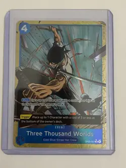 Three Thousand Worlds English OP03-057 R Alt Art One Piece TCG PRB-01 - Image 1