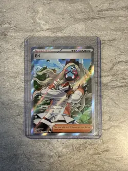 Pokemon TCG Temporal Forces Eri Trainer Holo Ultra Rare Card 199/162 Full Art - Image 1