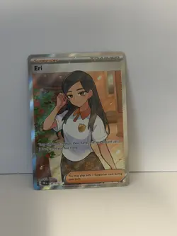 Eri Holo Full Art Double Rare Pokemon Prismatic Evolutions card English - Image 1