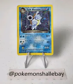Dark Blastoise 3/82 - Team Rocket Set *DMG* Holo Rare Pokemon Card - Image 1