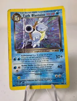 Dark Blastoise 3/82 - Team Rocket Set *DMG* Holo Rare Pokemon Card - Image 2
