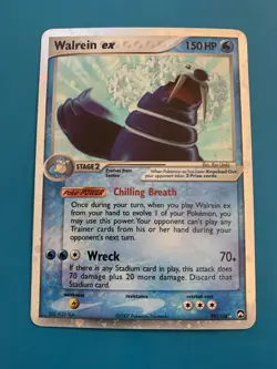 Walrein ex 99/108 EX Powers Keepers Holo Ultra Rare Vintage Pokemon Card - Image 1