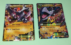 Lot 2 Pokemon Aerodactyl EX XY98 And XY97 XY Holo Trading Card TCG - Image 2