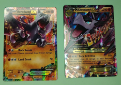 Lot 2 Pokemon Aerodactyl EX XY98 And XY97 XY Holo Trading Card TCG - Image 3