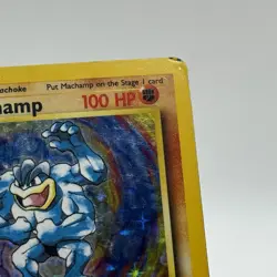 Pokemon Card Machamp 8/102 Rare Holographic 1st Edition Base Set MP - Image 2