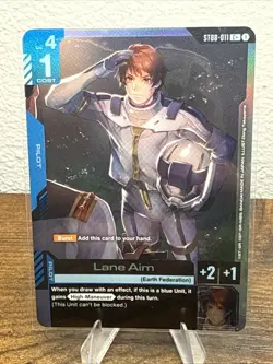 Lane Aim Alternate Art Foil - ST08-011 C+ NM - Gundam TCG Card Game - Image 1