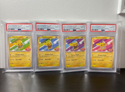 Pokemon PSA 10 Pikachu Batik Shirt 101, 154, 155, 190/SV-P Indonesia 4 Card Set - Image 1