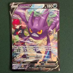 Pokemon TCG Crobat v Lost Origin Trainer Gallery Holo Ultra Rare Card TG20/TG30 - Image 1