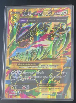 M Rayquaza EX JUMBO Card 98/98 XY-Ancient Origins JUMBO/OVERSIZED w/ Top Loader! - Image 1