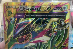M Rayquaza EX JUMBO Card 98/98 XY-Ancient Origins JUMBO/OVERSIZED w/ Top Loader! - Image 3