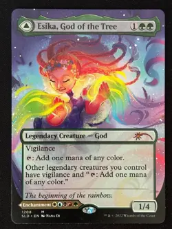 1x MTG Esika, God of the Tree (Display Commander) - Thick Stock - (SLD) #1208 - Image 1