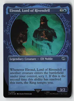 Elrond, Lord of Rivendell (Showcase) *Foil* LTR 307 NM-LP - Image 1