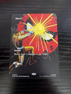 MTG Marvel Universe Spider-Man - Shock (Borderless) non foil mythic rare - Image 1