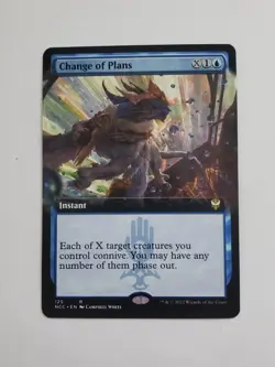 MTG Change of Plans (Extended Art) - Commander: Streets of New Capenna (NCC) 125 - Image 1
