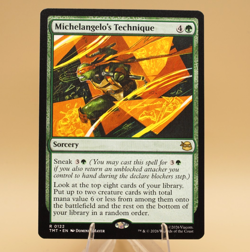 Michelangelo's Technique | 122 | Rare | Regular | TMNT | Store Promo Eligible - Image 1