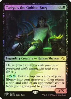 Tasigur, the Golden Fang Foil Fate Reforged NM MTG - Image 1