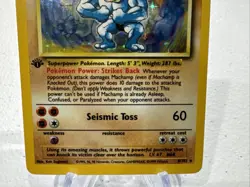 Pokemon TCG Machamp Holo Rare 1st Edition LP-MP - Image 4