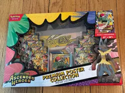 Pokemon Mega Evolution–Ascended Heroes Mega Lucario Poster Box - Image 1