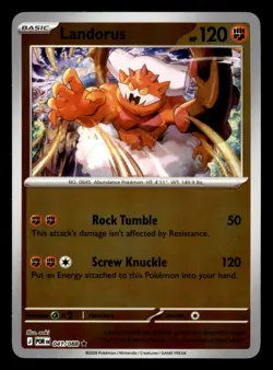 Landorus 041/088 ME03 Perfect Order Pokemon Reverse Holo Near Mint - Image 1