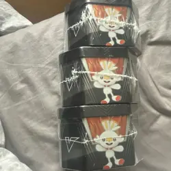 Pokemon Galar Partners Tin Set Sealed Inteleon V Cinderace V Rillaboom V - Image 3