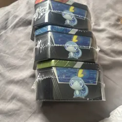 Pokemon Galar Partners Tin Set Sealed Inteleon V Cinderace V Rillaboom V - Image 4