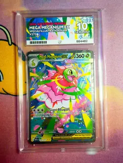 Pokemon TCG Mega Meganium Ex 272/217 Ascended Heroes ACE 10 PERFECT SUBGRADES - Image 1