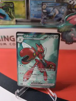 Pokemon Temporal Forces - SCIZOR EX - ULTRA RARE - 195/162 - NM/M - Image 1