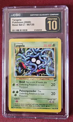 Pokemon Tangela First Edition Base Set PSA CGC 10 Rare Rar - Image 1