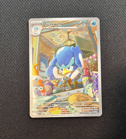 Pokemon TCG: Quaxwell 207/193 - Sv02 Paldea Evolved IR - NM - Image 2