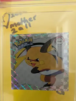 Pokemon 1999 Raichu Artbox Series 1 Prism Sticker #PR40 PSA 8 - Image 2