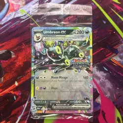Pokemon Prismatic Evolutions Umbreon SEALED Stamped Surprise Box Promo 060/131 - Image 1