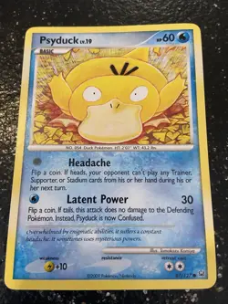 Pokemon TCG Psyduck 87/127 Platinum Regular - Image 1