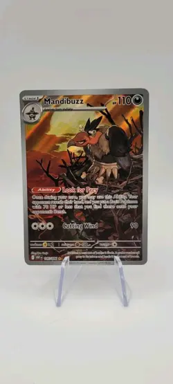 Pokemon TCG: Mandibuzz 145/086 Illustration Rare - White Flare- NM - Image 1