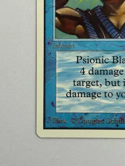 Psionic Blast - Unlimited Edition 1993 - MTG card [MP, see notes] - Image 5