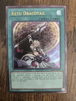 Yu-Gi-Oh! Ketu Dracotail OP29-EN003 OTS Tournament Pack 29 UTR Ultimate Rare - Image 1